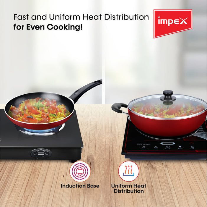 IMPEX KUK 9,9 Pcs Nonstick Cookware Set