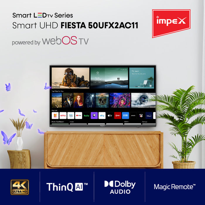 IMPEX FIESTA 50" UHD Smart Led Tv -WEBOS