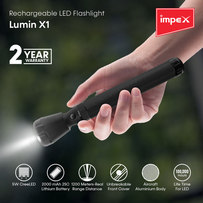 Impex LED Flash Light (Lumin X1)