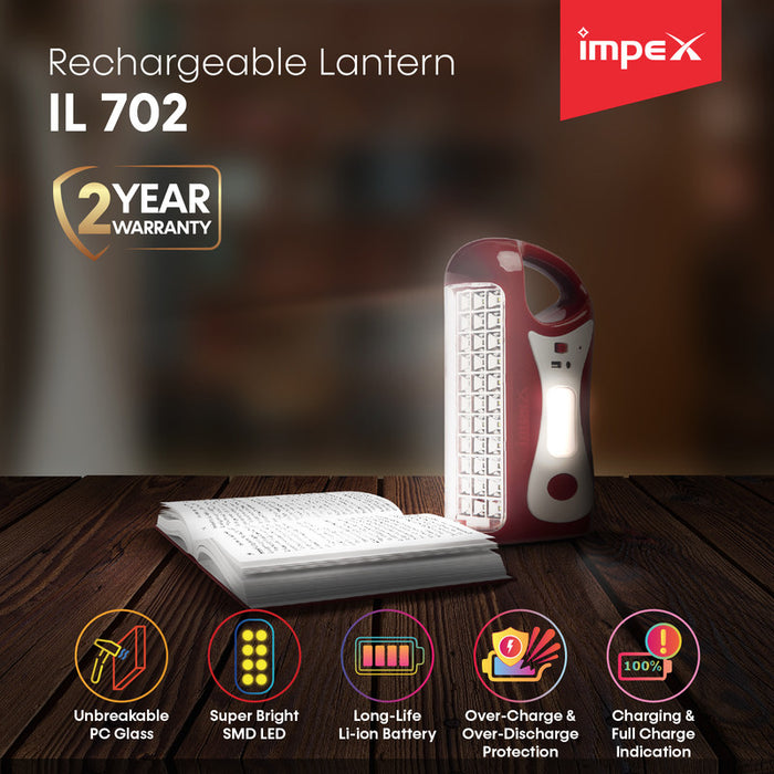 IMPEX L 702 Rechargeable Emergency Light (I)