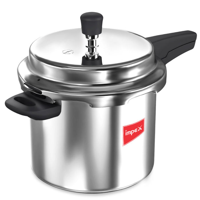 Impex 10Litres Induction Base Outer Lid Aluminium Pressure Cooker