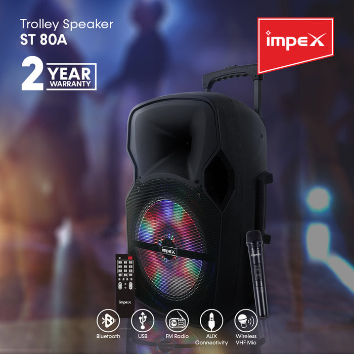 IMPEX ST 80A Multimedia Trolley Speaker System 2.0