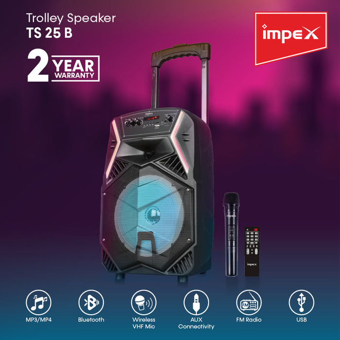 IMPEX  TS 25B Multimedia Trolley Speaker
