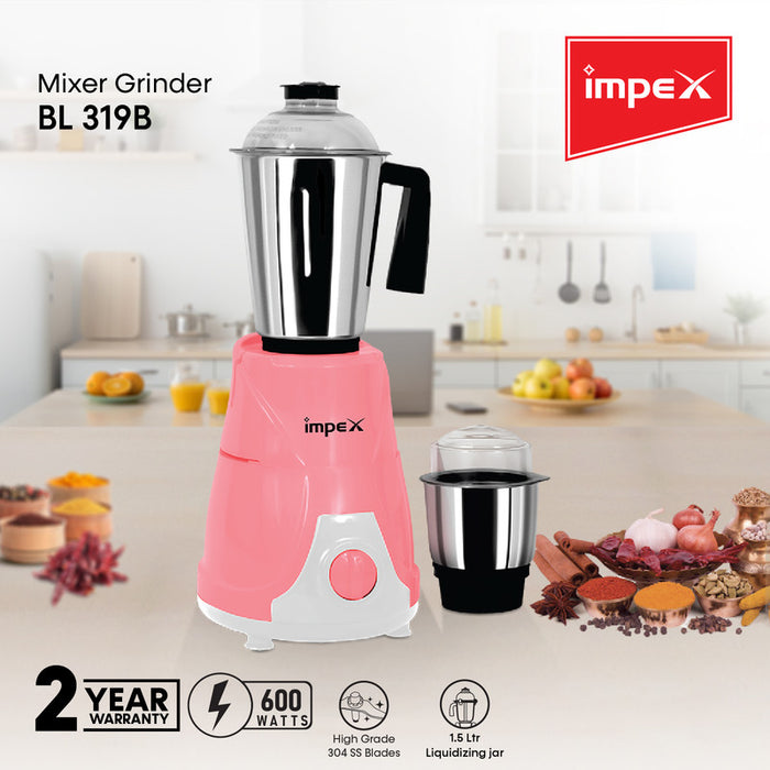 Impex 2 in 1 Mixer Grinder BL 319B